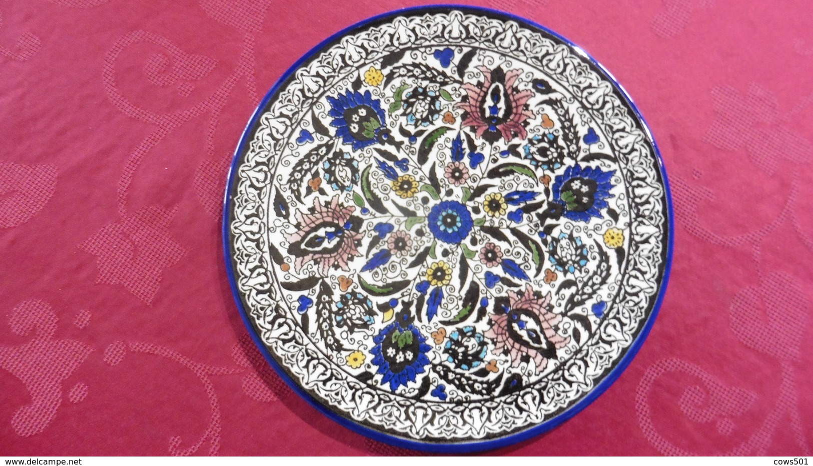 Jordanie :Asie : Assiette Murale De Décoration :céramique Diamètre 27 Cm - Plates