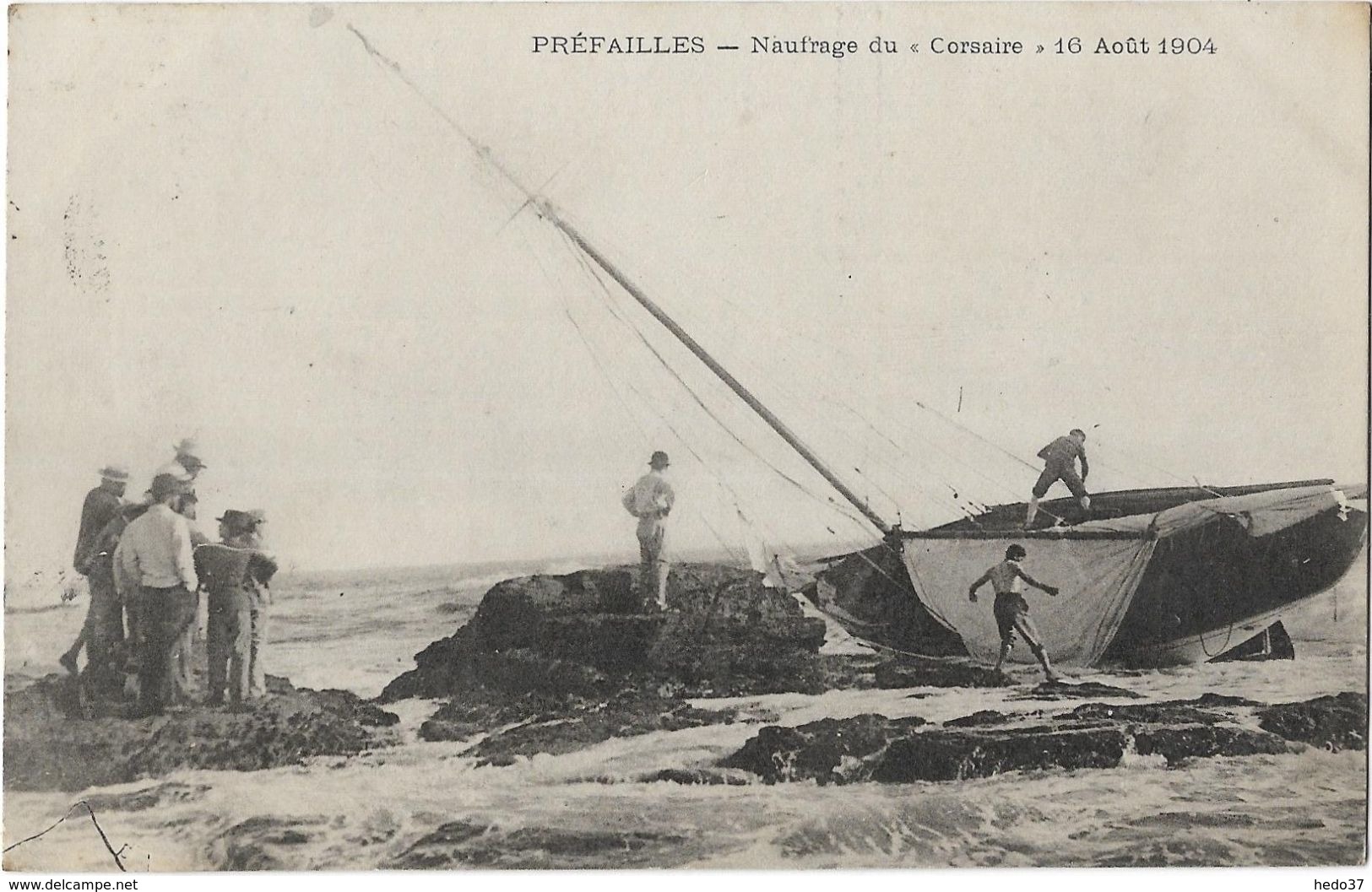 Préfailles - Naufrage Du "Corsaire" 16 Août 1904 - Préfailles