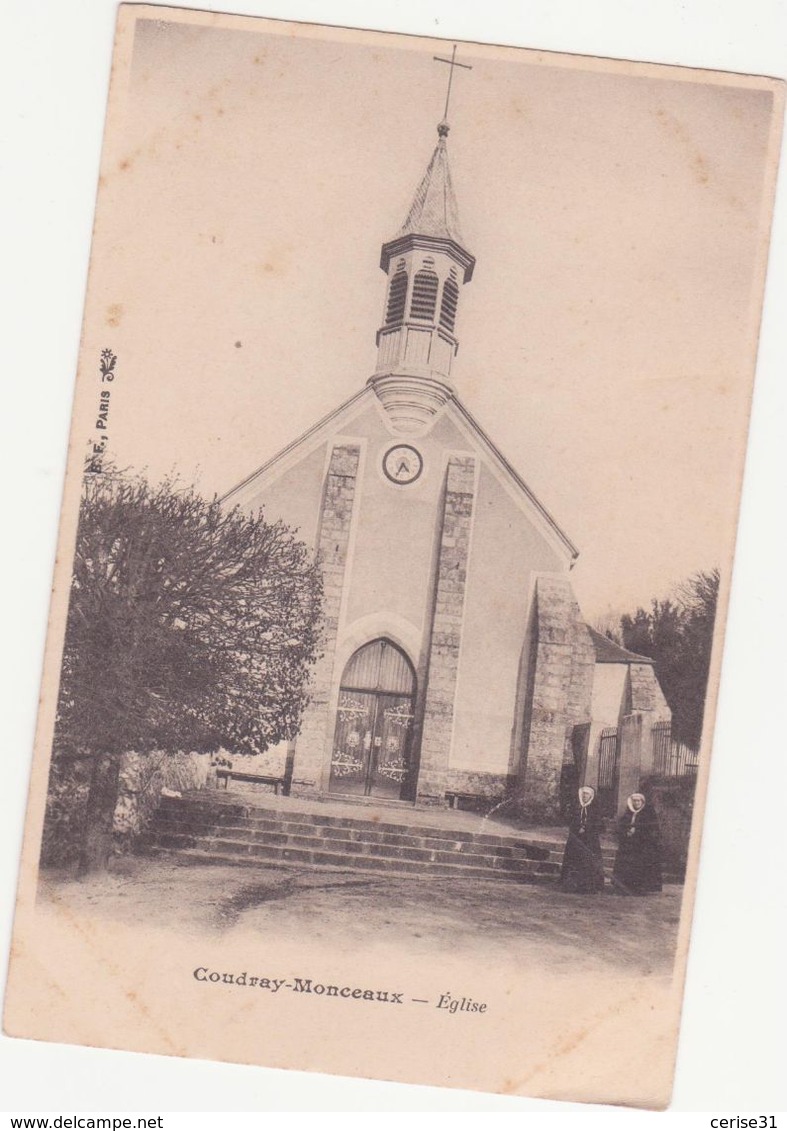 CPA - Coudray-Monceaux - église - Autres & Non Classés