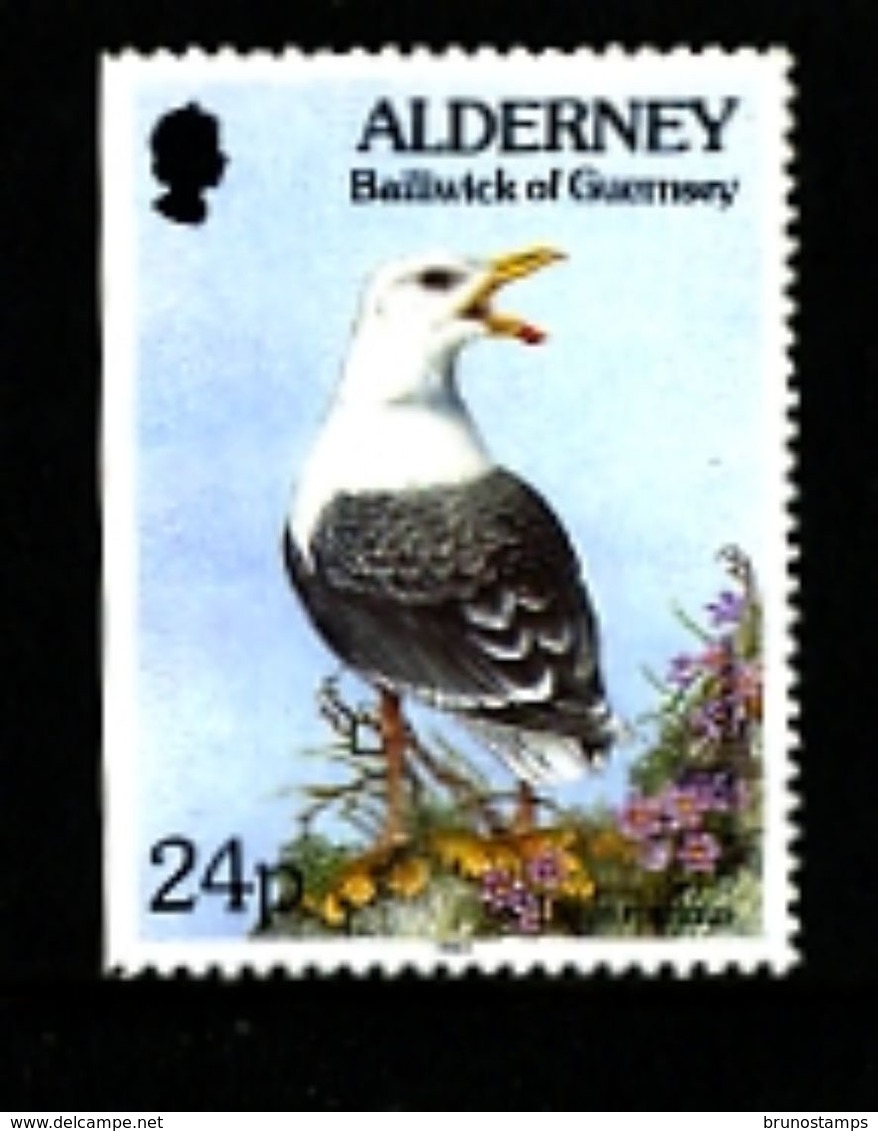 ALDERNEY - 1994  FLORA & FAUNA  24p  EX BOOKLET  IMPERF LEFT  MINT NH - Alderney