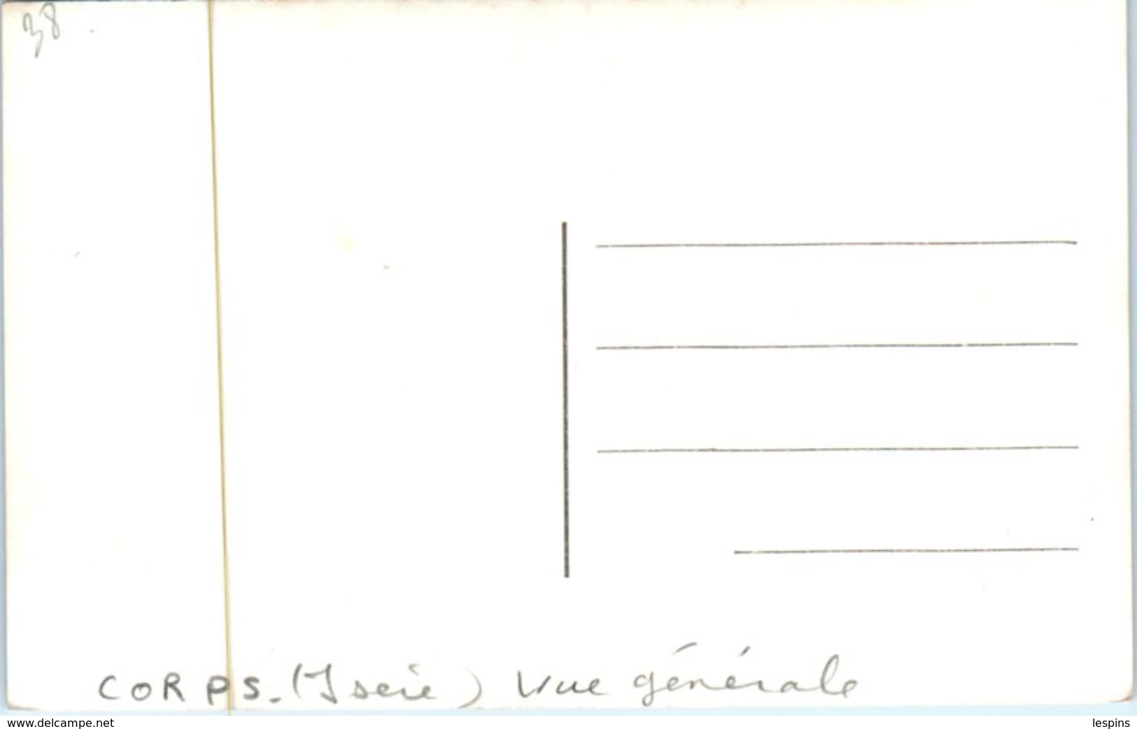 38 - CORPS - Vue Générale - Corps