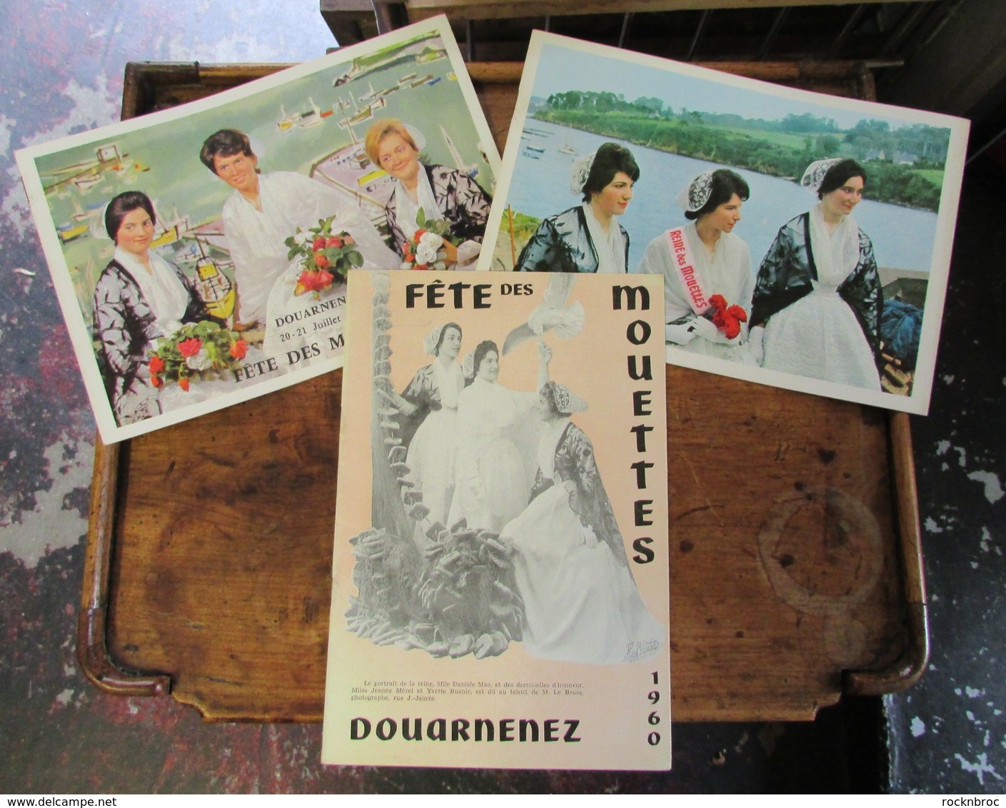 Fête Des Mouettes - Douarnenez Finistère Bretagne - Lot De 3 Anciens Programmes (1960, 1963, 1965) - Programmes