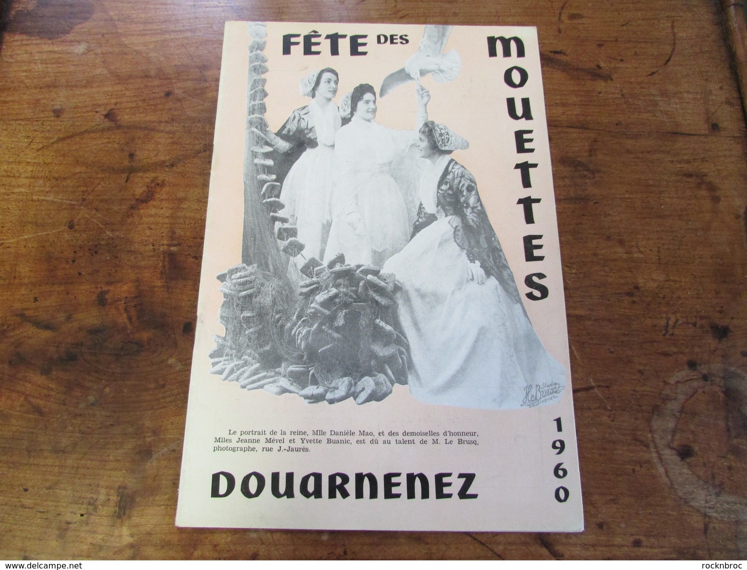 Fête Des Mouettes - Douarnenez Finistère Bretagne - Lot De 3 Anciens Programmes (1960, 1963, 1965) - Programmes