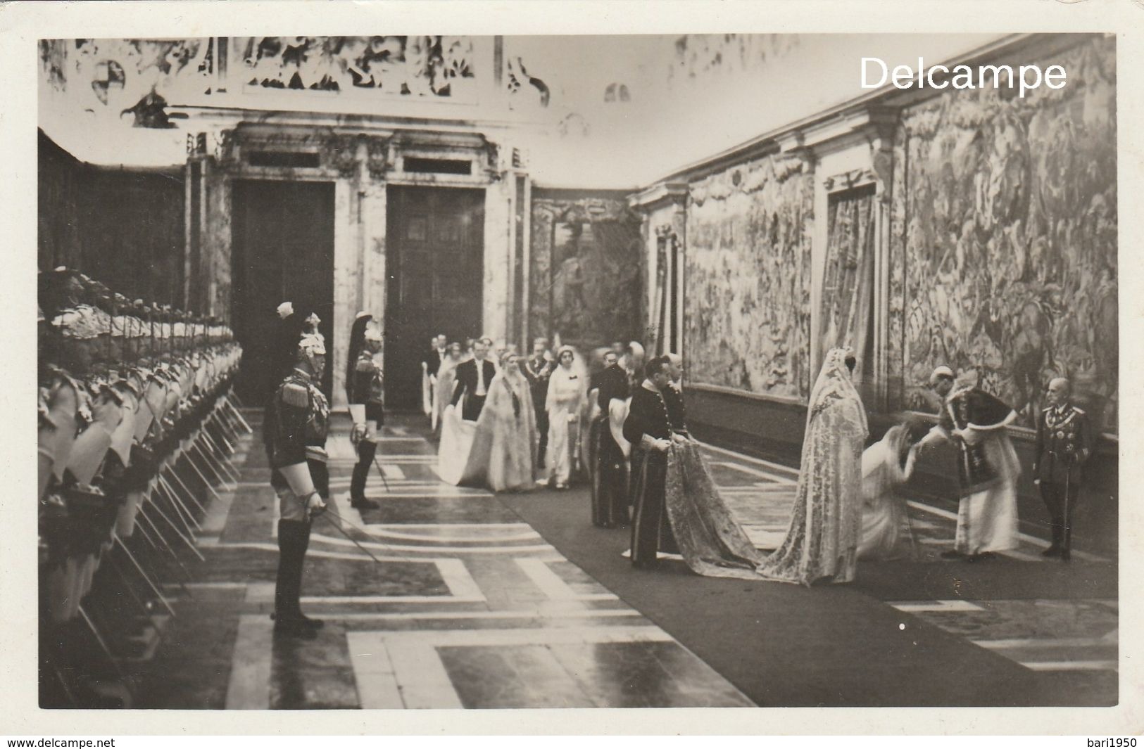 Foto - Formato  Cartolina Postale -28 Dicembre 1933  Papa Pio XII In Visita Al Quirinale, Presentazione  Famiglia Reale - Altri Monumenti, Edifici