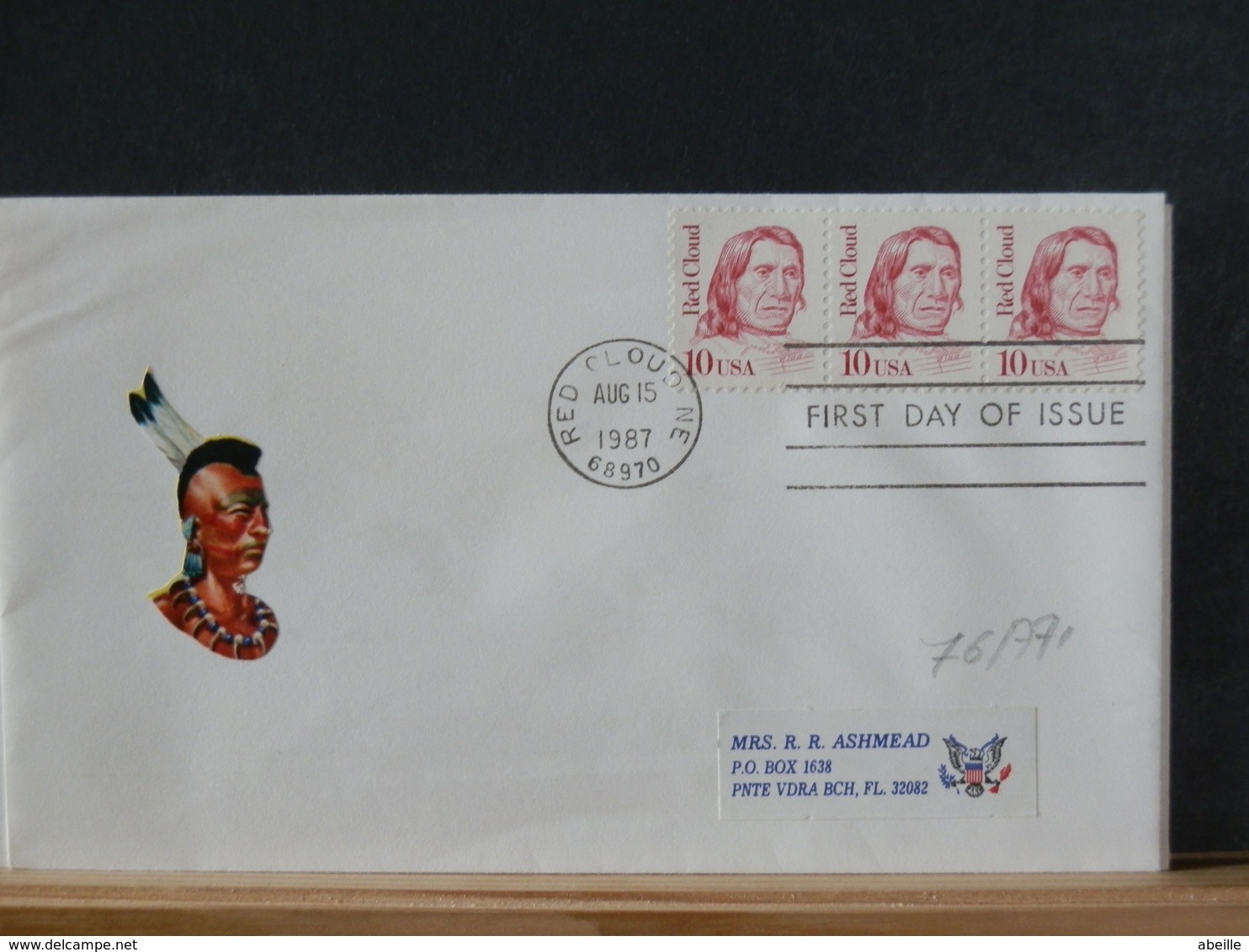 76/771 FDC  USA - American Indians