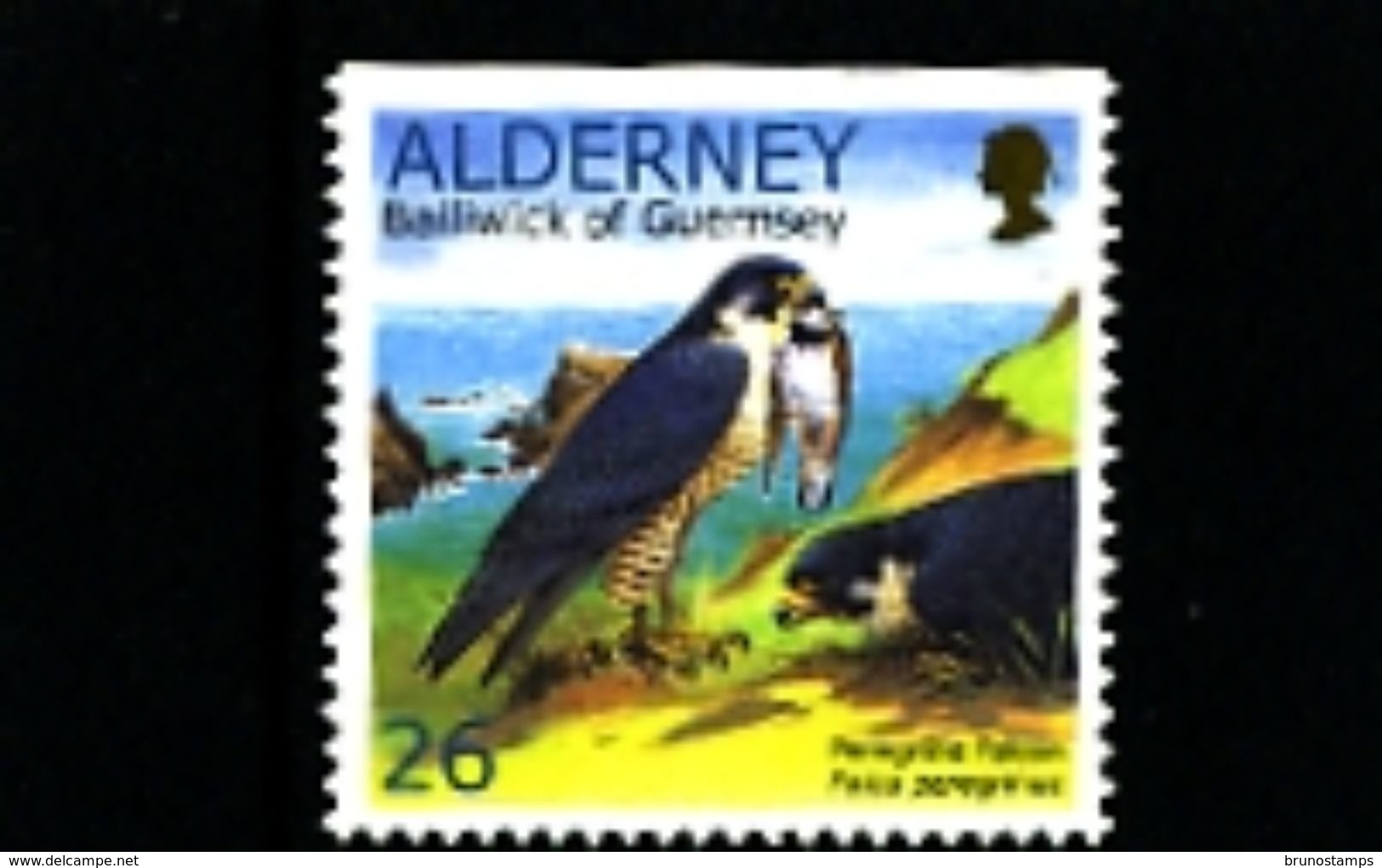 ALDERNEY - 2000  WWF  26p  EX BOOKLET  IMPERF TOP  MINT NH - Alderney