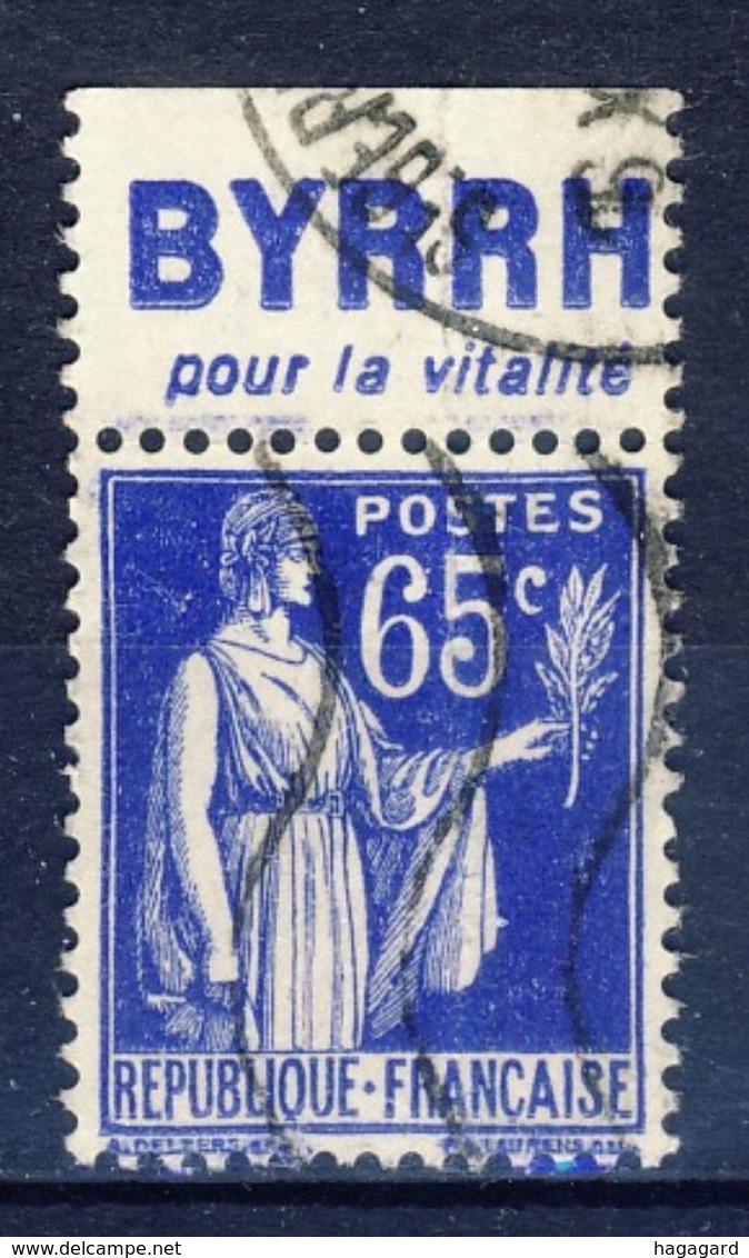 +France Advertising Appendance (241). Yvert 365. BYRRH. POUR LA VITALITÉ. Braun 965. Used - Other & Unclassified