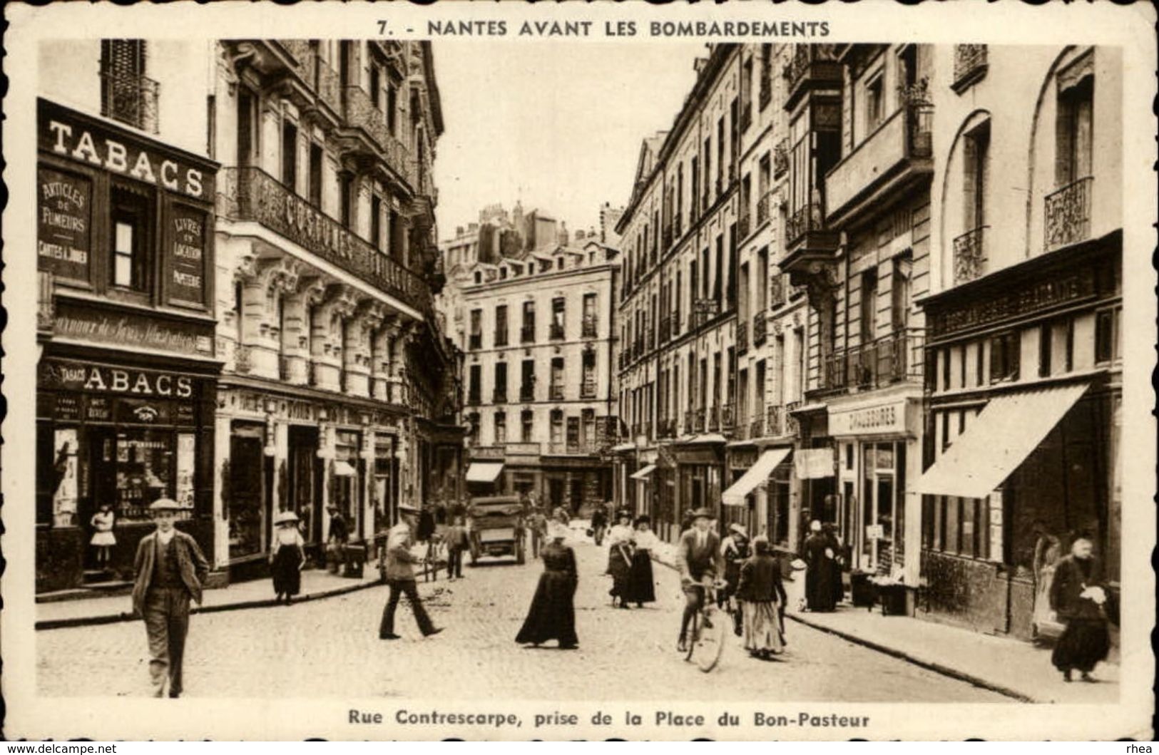 44 - NANTES - Nantes Avant Les Bombardements - Rue Contrescarpe - Nantes