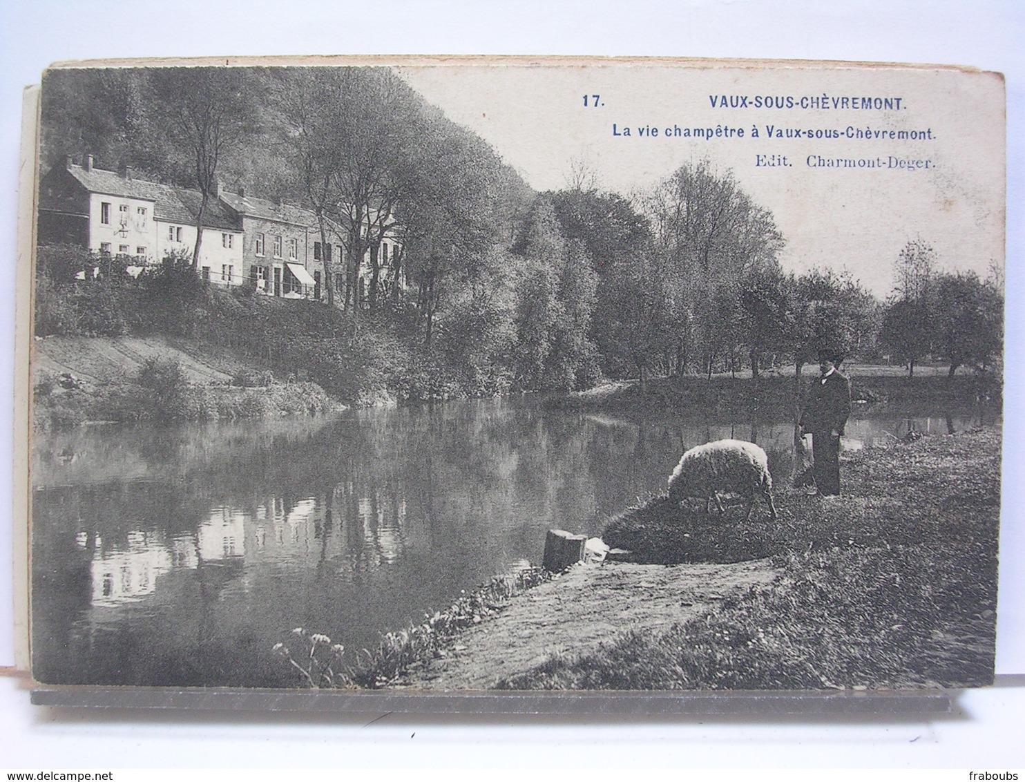 BELGIQUE - LA VIE CHAMPETRE A VAUX SOUS CHEVREMONT - ANIMEE - MOUTON - 1907 - Chaudfontaine