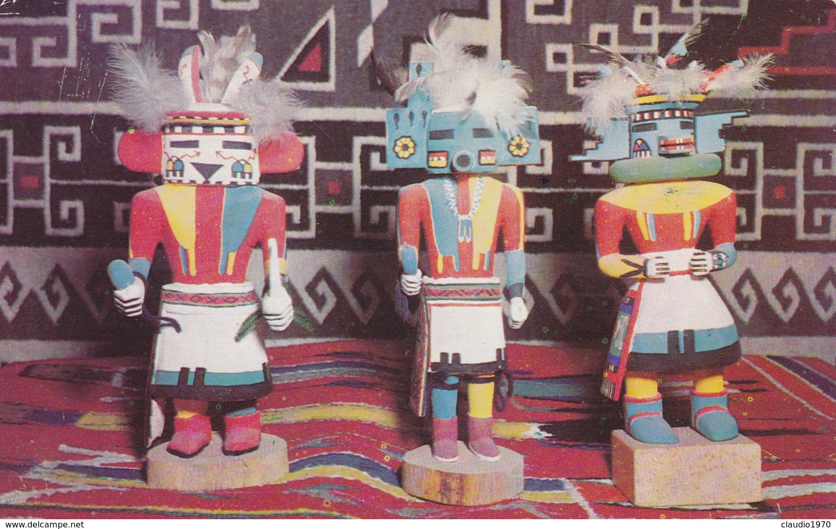 CARTOLINA - POSTCARD - STATI UNITI - CALIFORNIA -PALM SPRINGS - HOPI INDIAN KATCHINA DOLLS - Palm Springs