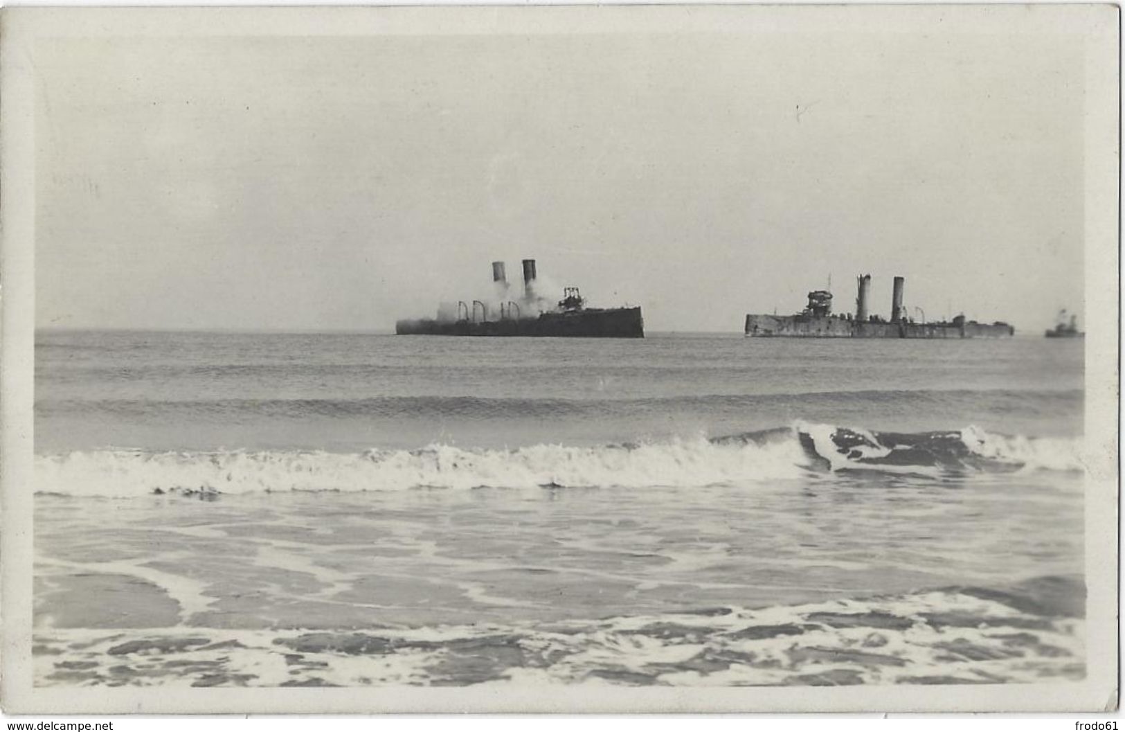 OORLOGSSCHADE ZEE, SCHEPEN, NAVIRES, BOTEN, ZEEBRUGGE ?? - Guerre 1914-18