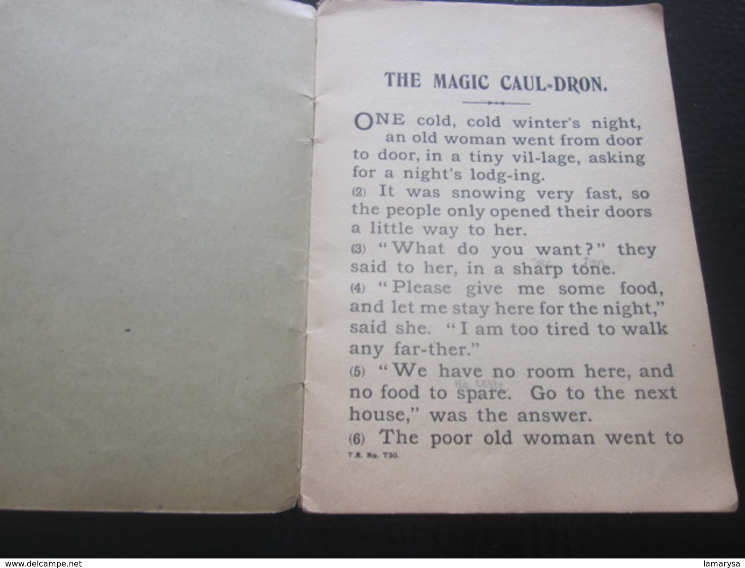 The Magic Cauldron Note Book "A.L."Tiny Readears Being Stories And Pictures For A Little Ones Arnold & Sons Ltd Leeds Gl - Sagen/Legenden