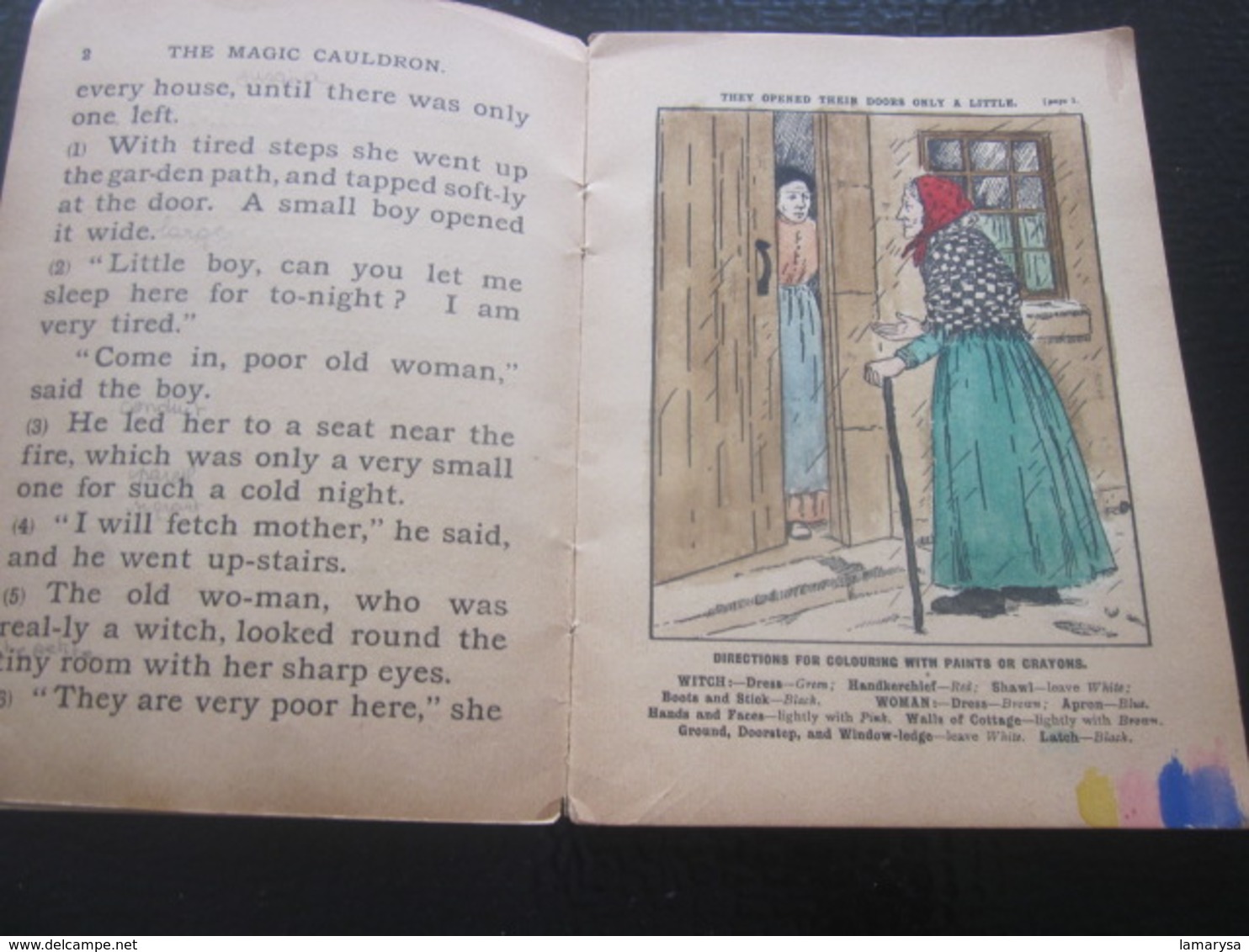 The Magic Cauldron Note Book "A.L."Tiny Readears Being Stories And Pictures For A Little Ones Arnold & Sons Ltd Leeds Gl - Sagen/Legenden