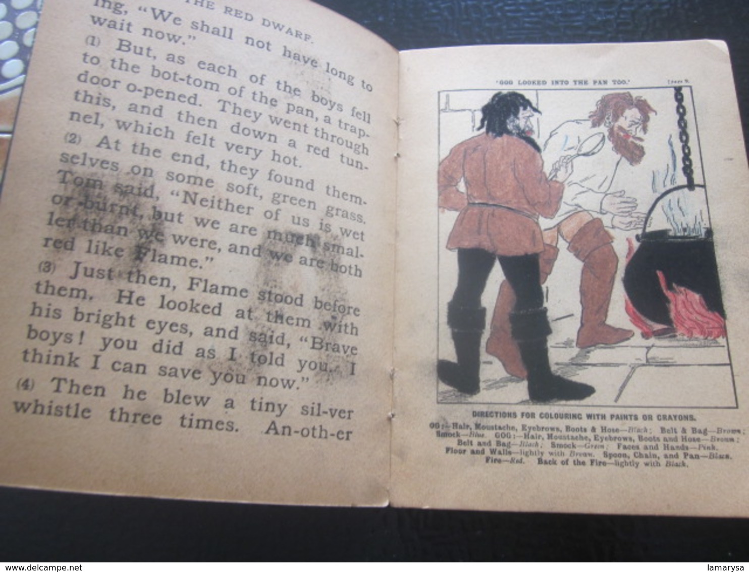 The Red Dwarf Note Book The "A.L."Tiny Readears Being Stories And Pictures For A Little Ones Arnold & Sons Ltd Leeds Gla - Racconti Fiabeschi E Fantastici