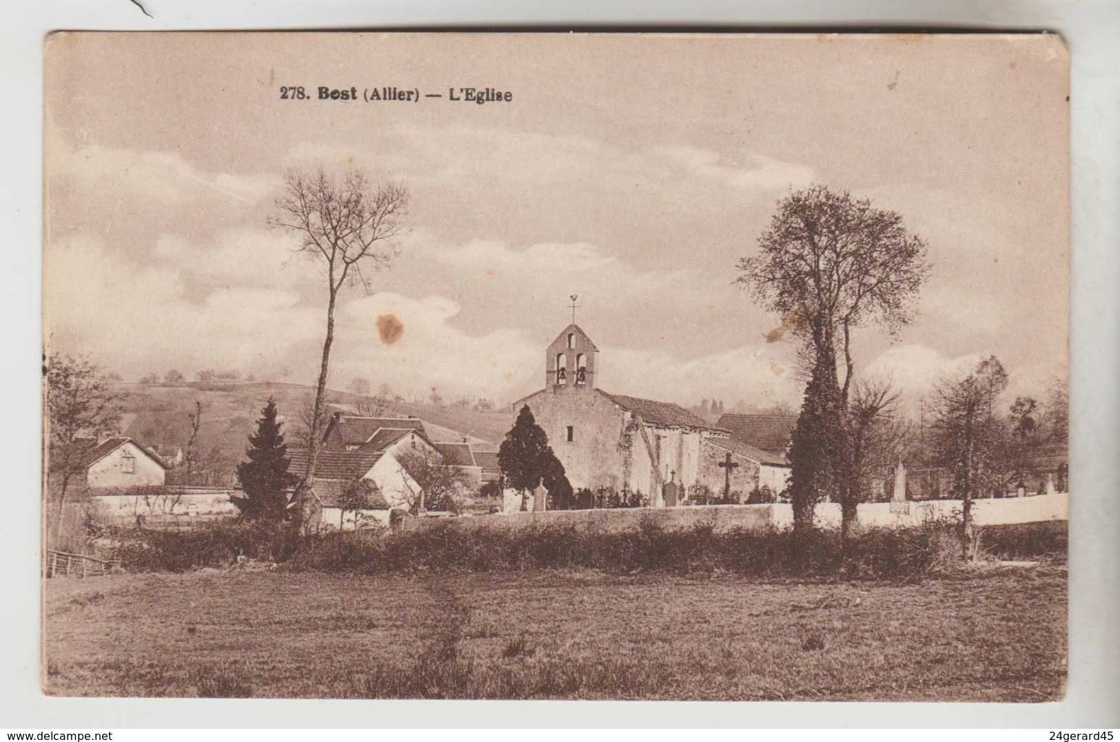 CPSM BOST (Allier) - L'Eglise - Other & Unclassified