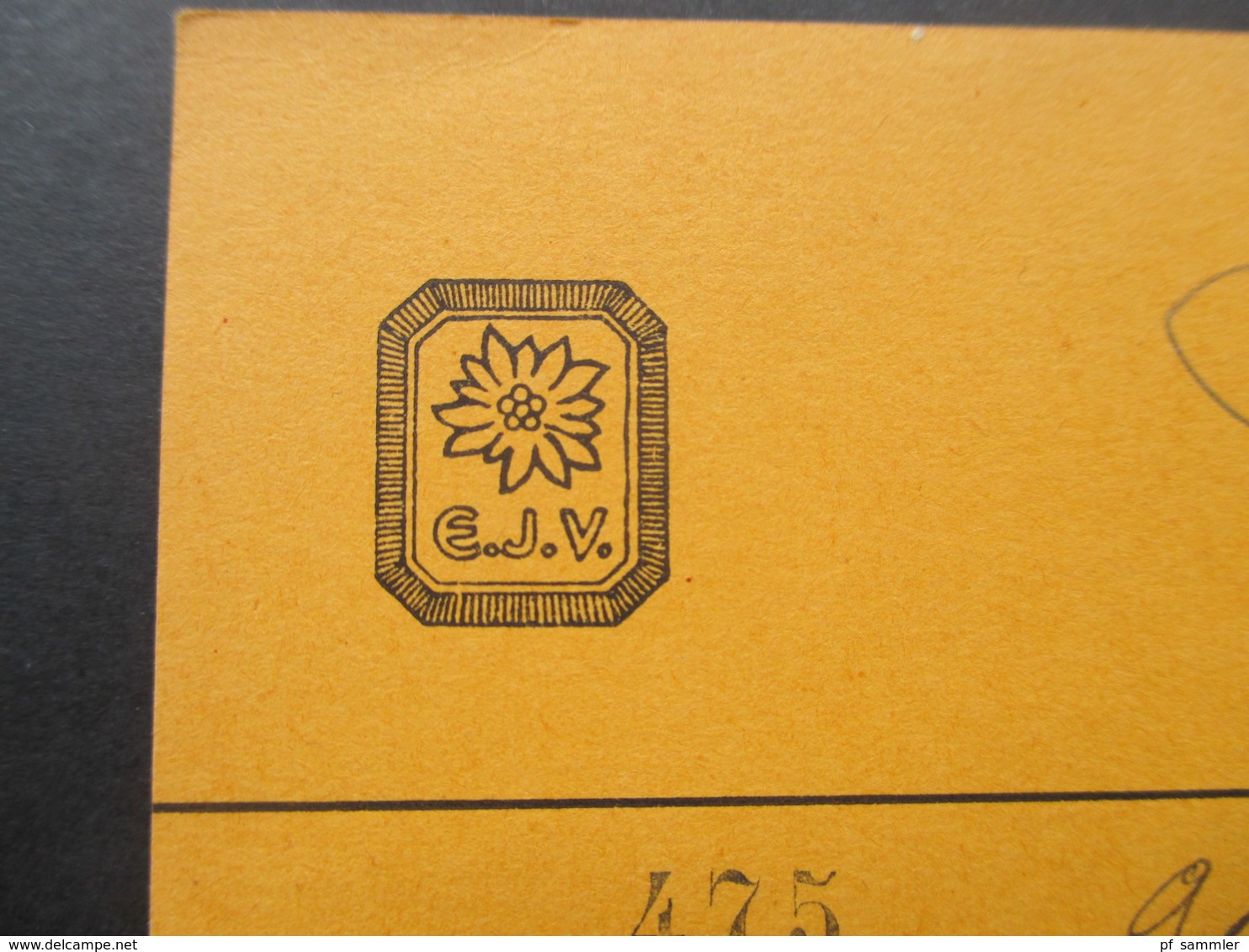 Schweiz 1943 Postkarte Des Eidg. Jodlerverbandes. Mit Wappen Des E.J.V. - Briefe U. Dokumente
