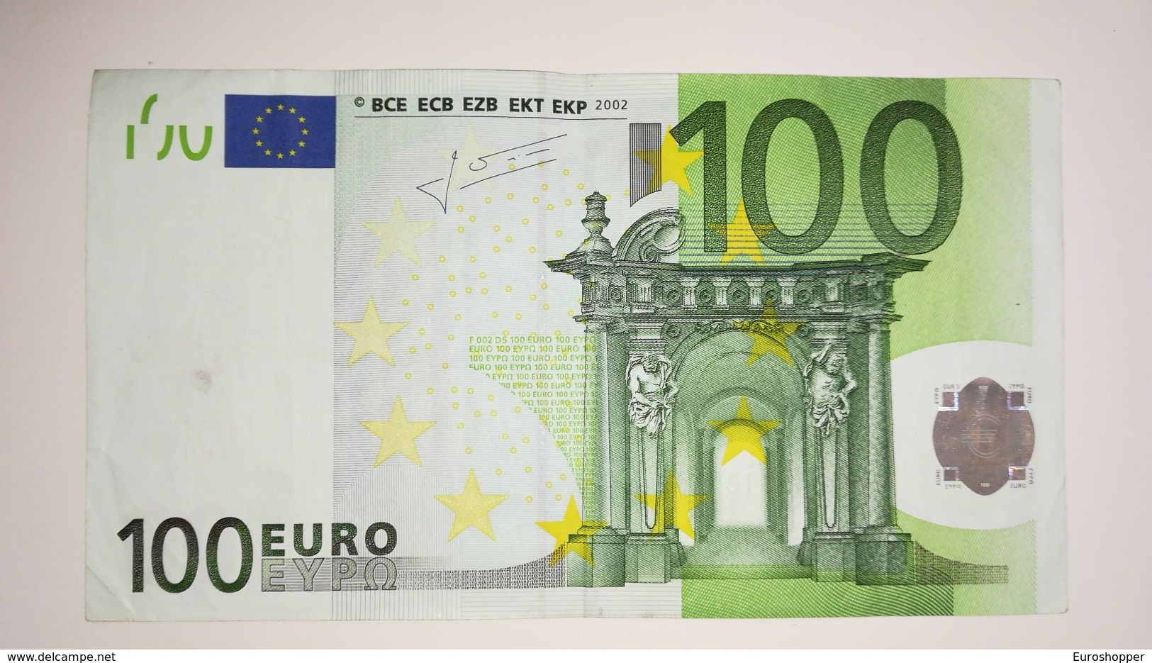 EURO- AUSTRIA 100 EURO (N) F002 Sign TRICHET - 100 Euro