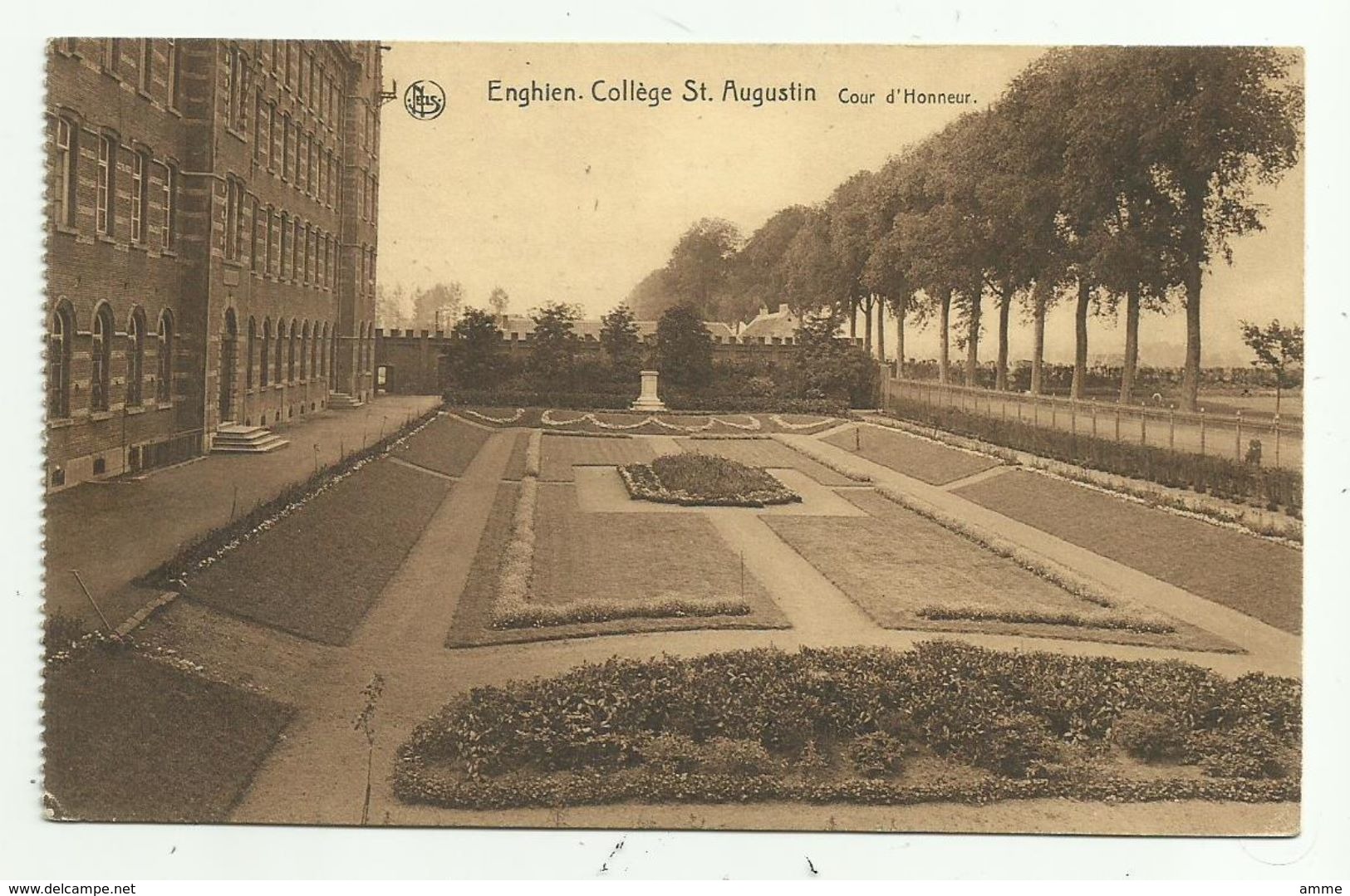 Enghien   *  Collège Saint-Augustin - Cour D'honneur - Enghien - Edingen