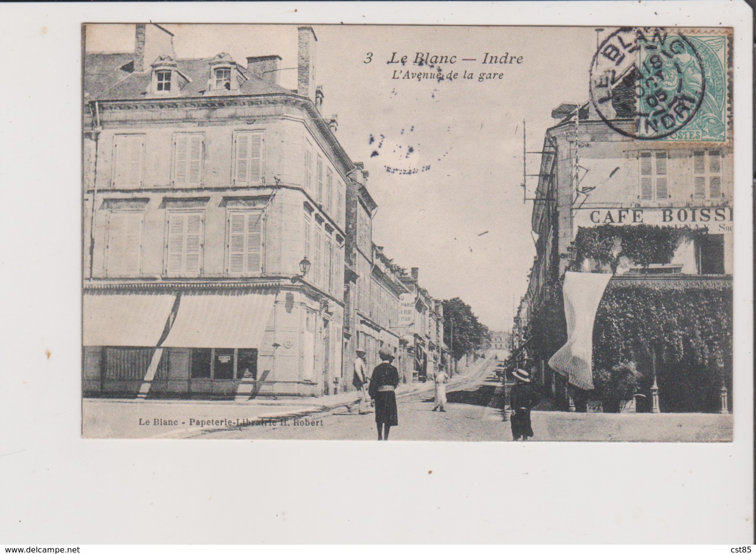 CPA - LE BLANC - L'Avenue De La Gare - Le Blanc