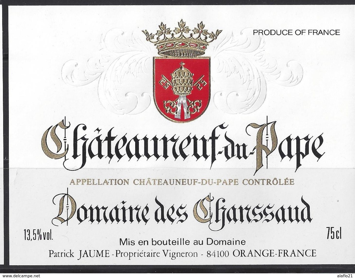 CHATEAUNEUF Du PAPE - DOMAINE Des CHANSSAUD - JAUME Propriétaire - Côtes Du Rhône