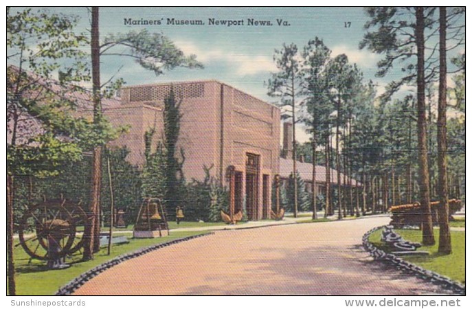 Virginia Newport News Mariners' Museum Curteich - Newport News