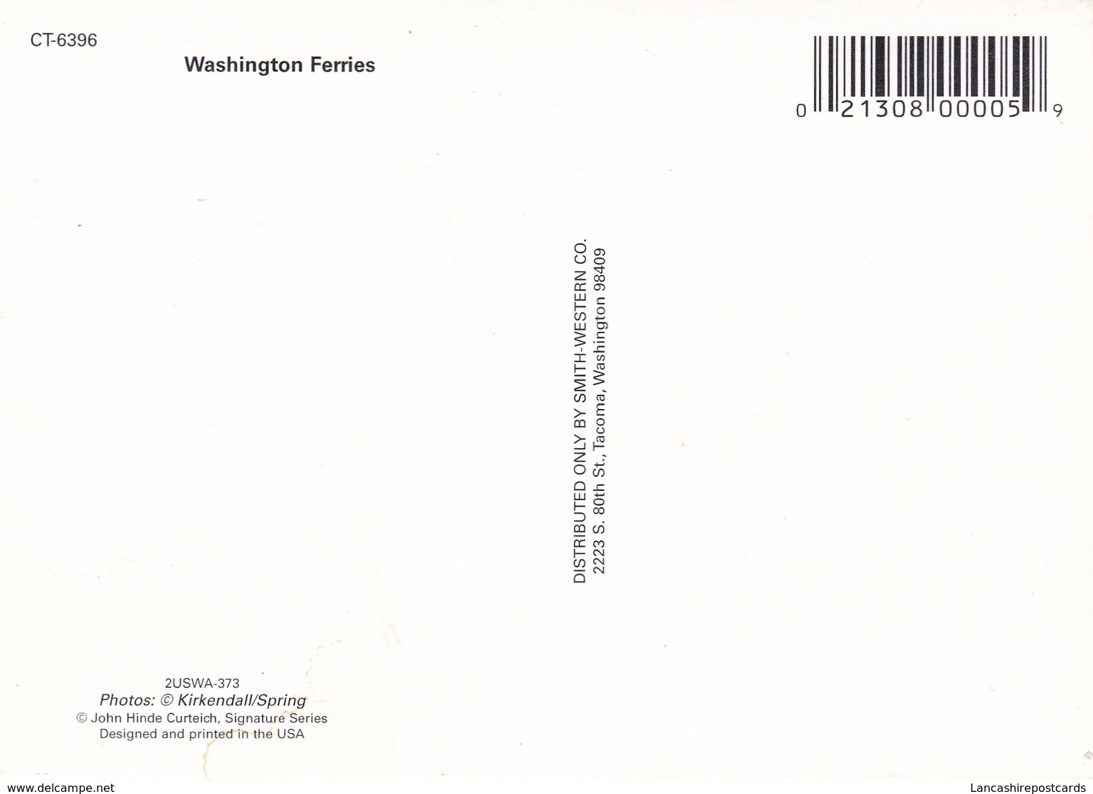 Postcard  Washington Ferries Multiview  My Ref  B22495 - Ferries