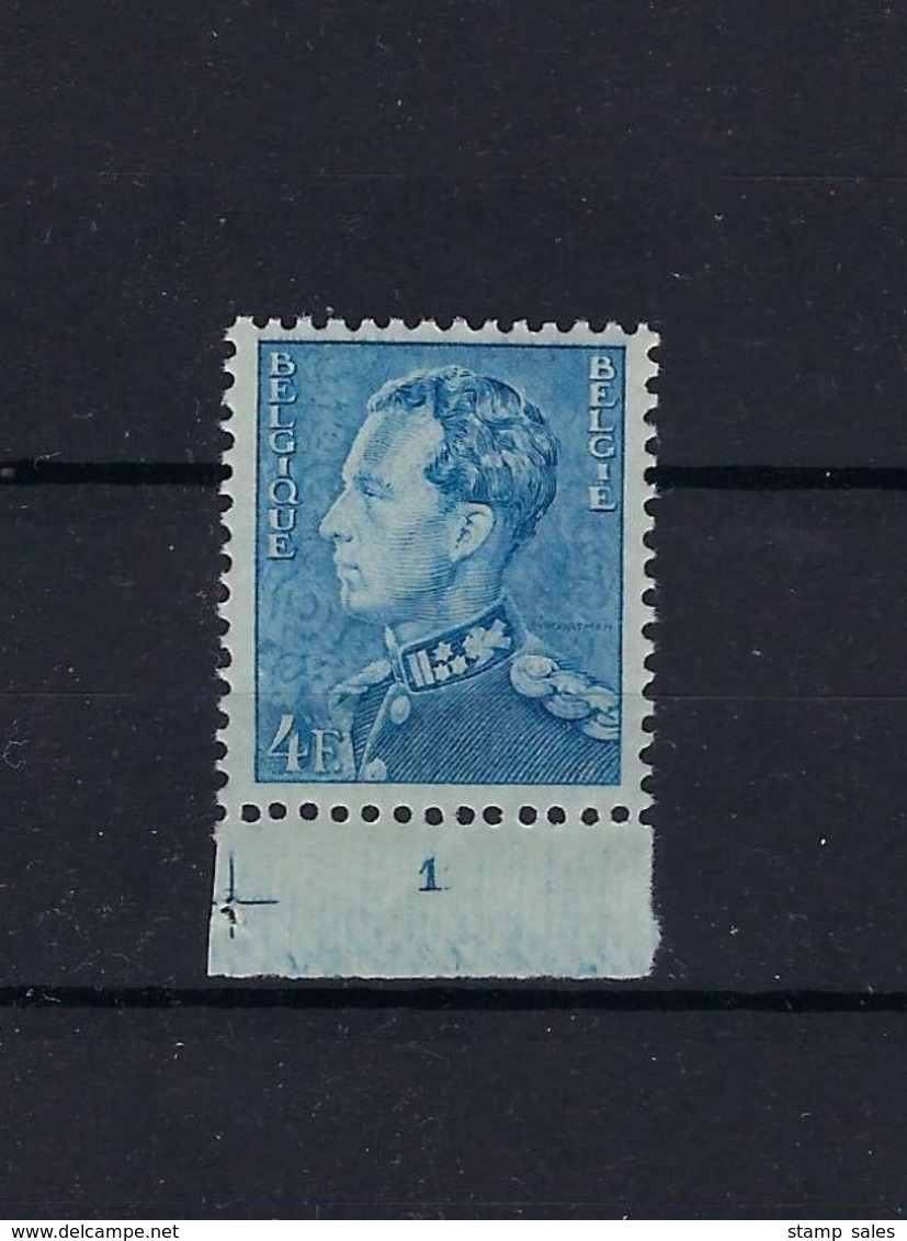 N°833 (pltn°1) MNH ** POSTFRIS ZONDER SCHARNIER Van Der Auwera BEF 300 SUPERBE - ....-1960