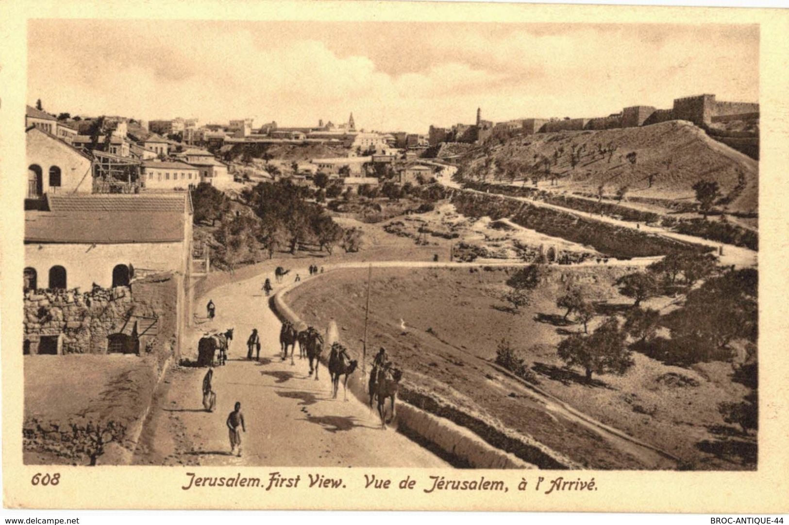 CPA N°21134 - LOT DE 6 CARTES DE JERUSALEM - JARDIN DE GETHSEMANI - Palästina