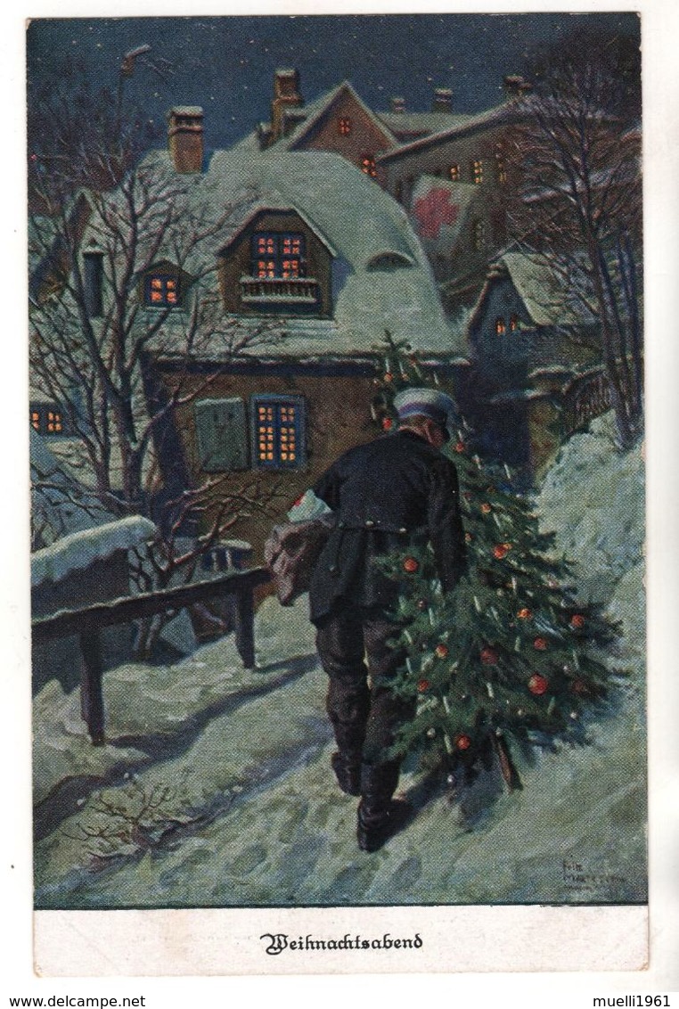 Nr. 7799,  Rote Kreuz, Bayern,  Weihnachtsabend - Guerre 1914-18