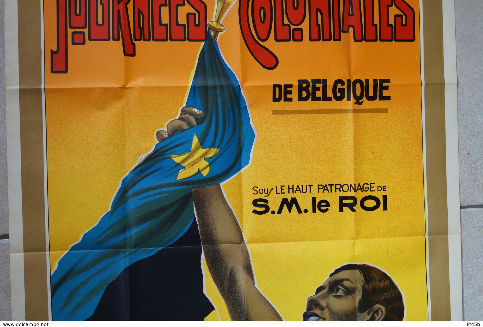 RARE Affiche Journées Coloniales De Belgique,Cocu Et Mairesse,dessin Const.Poffé,X.L.1926,état Neuf ! - Unclassified