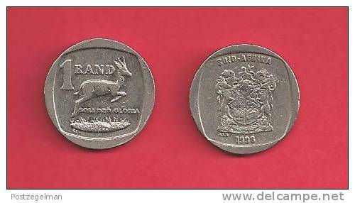 SOUTH AFRICA  1998 Nicely Used 1 Rand Coin, C1360 - Zuid-Afrika