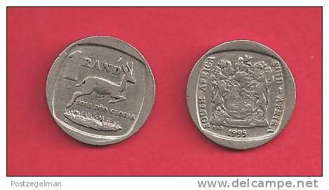 SOUTH AFRICA  1995 Nicely Used 1 Rand Coin - Zuid-Afrika