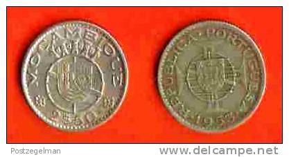 MOZAMBIQUE 1953 2,5 Escudo Copper-nickel KM78 - Mozambique