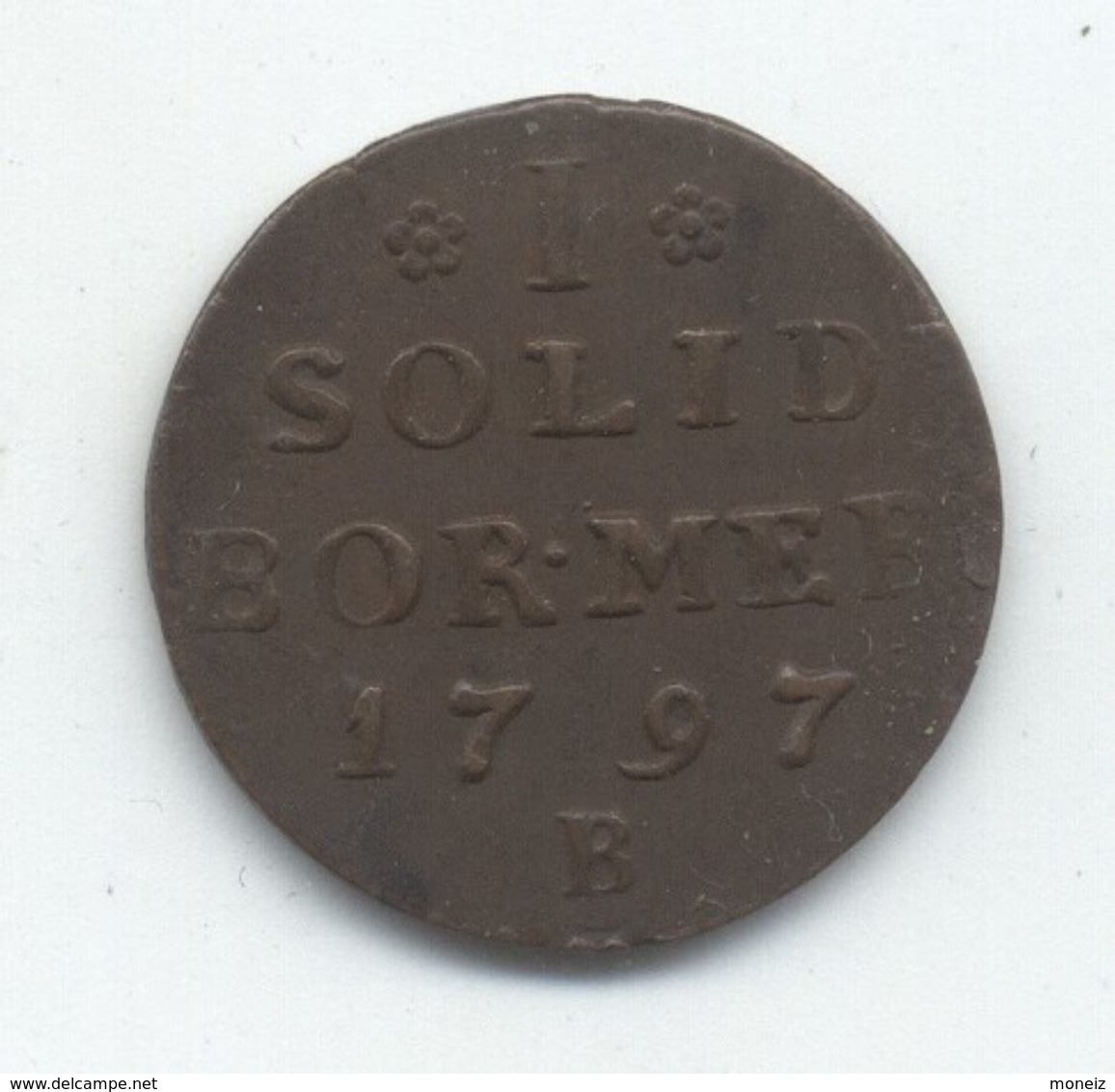 Solidus-Prusse Méridionale  1 Solidus   1797 B - Pologne