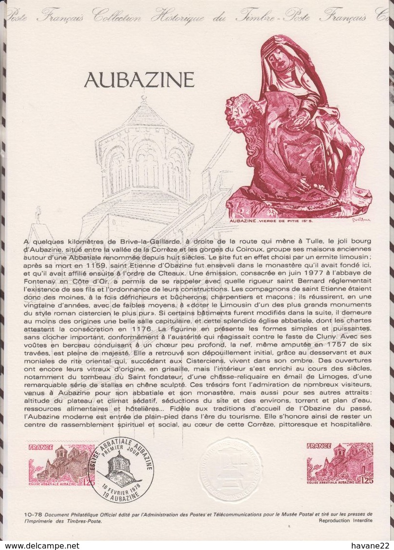 FEUILLET (s) DOCUMENT (s)  PHILATELIQUE(s) 1ER JOURS ANNEE COMPLETE 1978 j'ai scanné toutes les feuilles.... 56 scans