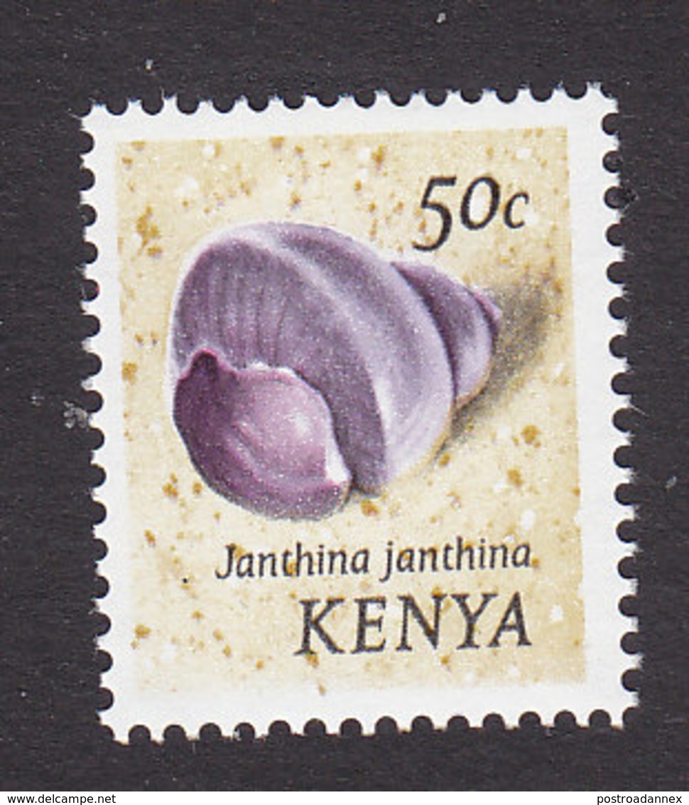 Kenya, Scott #51, Mint Hinged, Shells, Issued 1971 - Kenya (1963-...)