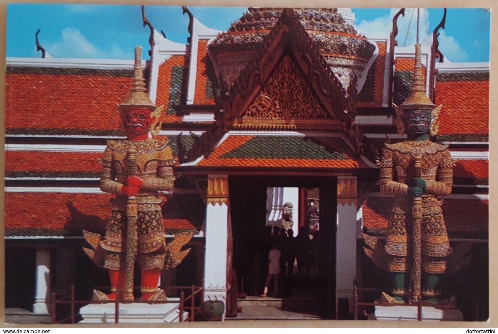 BANGKOK - THAILAND - Wat Phra Keo, Temple Of Emerald Buddha - Greater Bangkok Metropolitan - Masked Gods VG - Tailandia