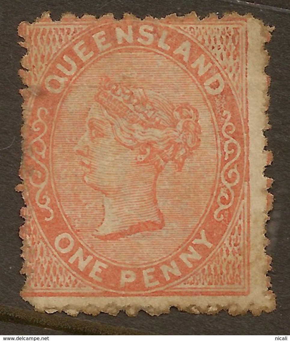 QUEENSLAND 1879 1d QV SG 135 HM #AIO646 - Nuovi