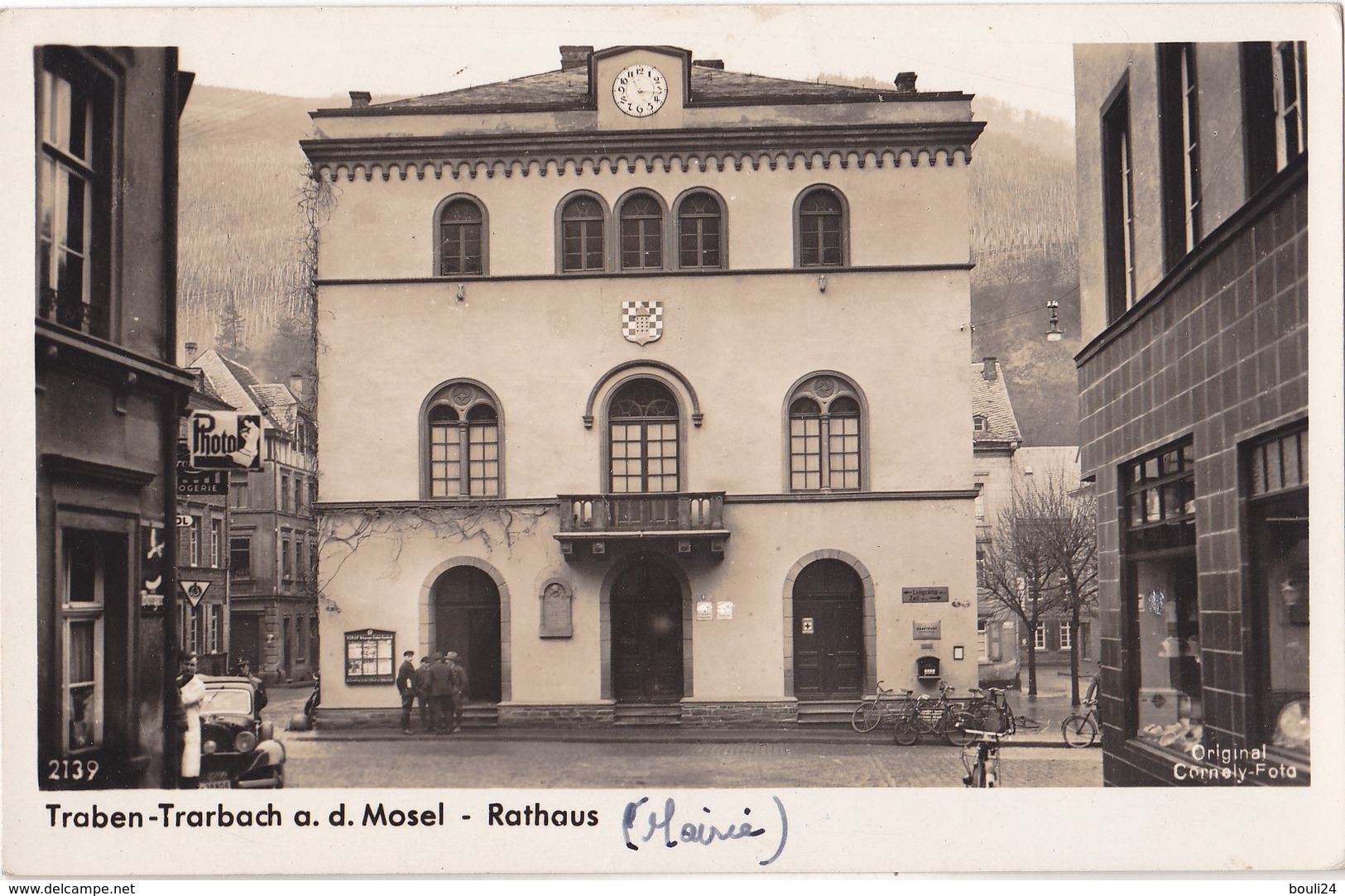 TRABEN TRABACH   A D MOSEL   RATHAUS   LA MAIRIE  CPA  CIRCULEE - Traben-Trarbach