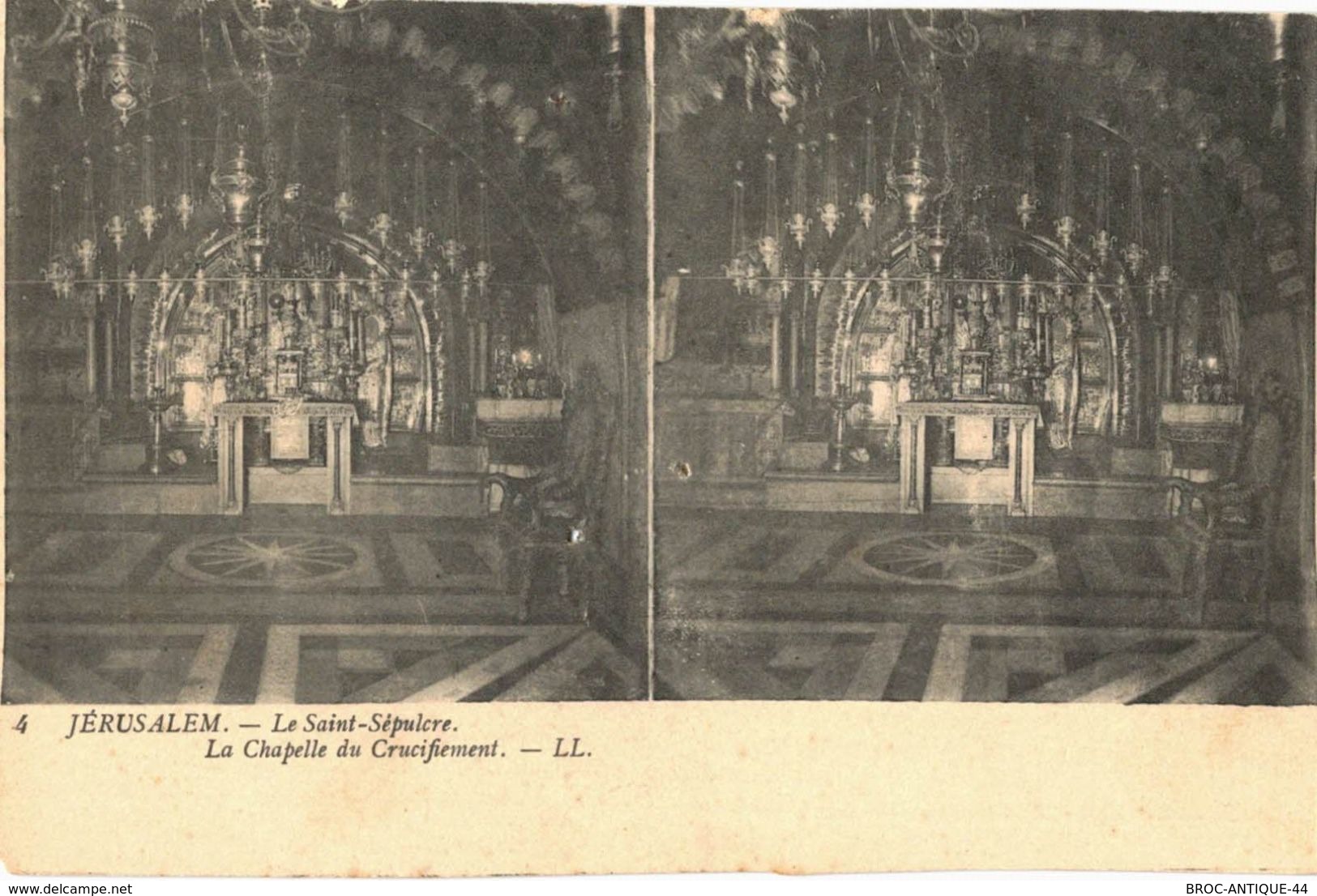 CPA N°21138 - LOT DE 9 CARTES DE JERUSALEM - EGLISE DU SAINT SEPULCRE