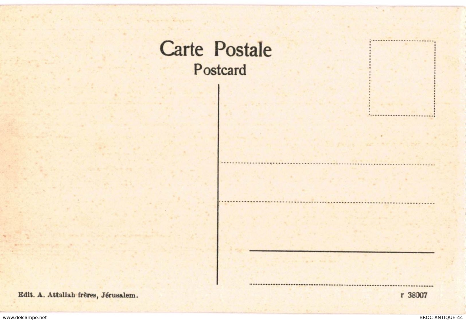 CPA N°21139 - LOT DE 12 CARTES DE JERUSALEM - MOSQUEE D' OMAR ESPLANADE DU TEMPLE EGLISE SAINTE ANNE ET SEMINAIRE