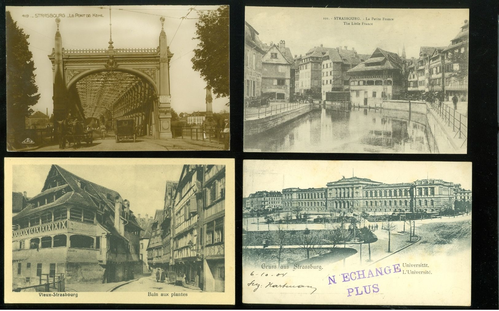 Lot De 60 Cartes Postales De France  Strasbourg  Strassburg  Lot Van 60 Postkaarten Van Frankrijk Straatsburg - 60 Scans - 5 - 99 Cartes