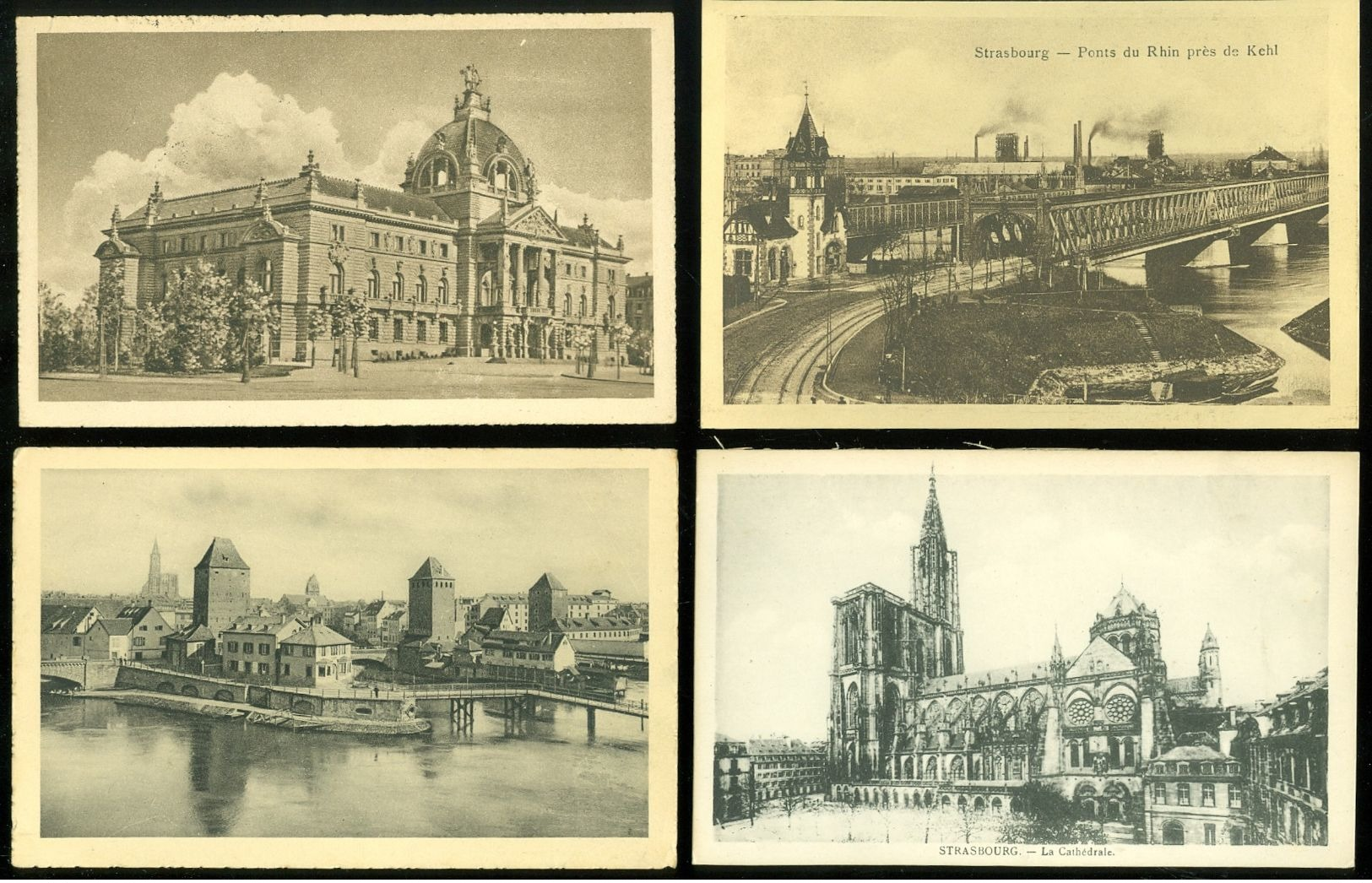 Lot de 60 cartes postales de France  Strasbourg  Strassburg  Lot van 60 postkaarten van Frankrijk Straatsburg - 60 scans