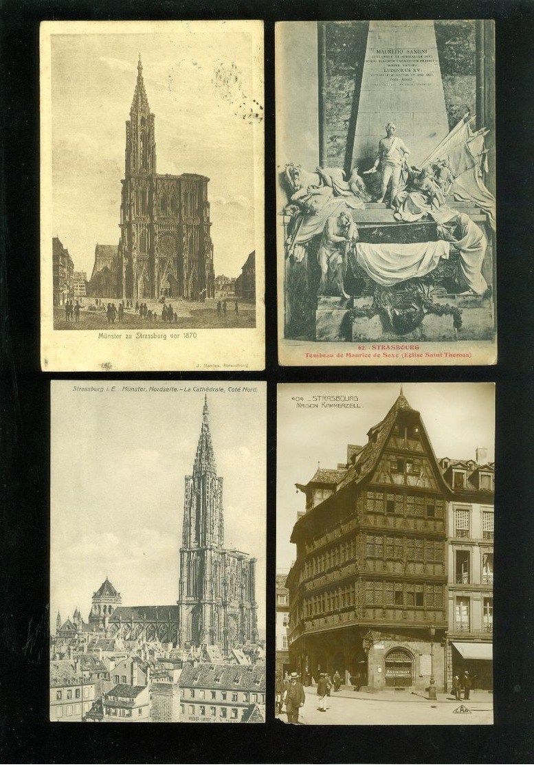 Lot de 60 cartes postales de France  Strasbourg  Strassburg  Lot van 60 postkaarten van Frankrijk Straatsburg - 60 scans