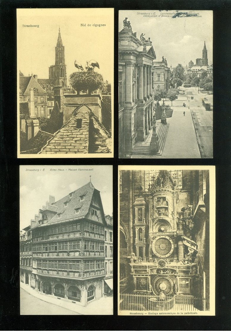 Lot de 60 cartes postales de France  Strasbourg  Strassburg  Lot van 60 postkaarten van Frankrijk Straatsburg - 60 scans