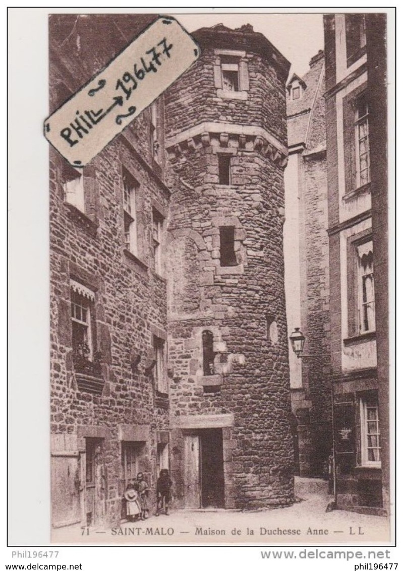 35 Saint-Malo - Cpa / Maison De La Duchesse Anne. - Saint Malo