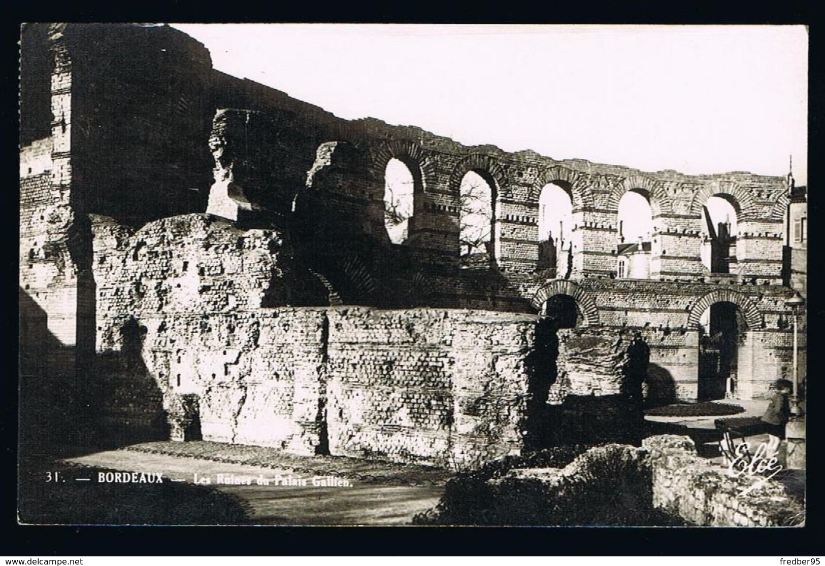 CP 33 Gironde - Côte Aquitaine Bordeaux Les Ruines Du Palais Gallien 1936 - Bordeaux