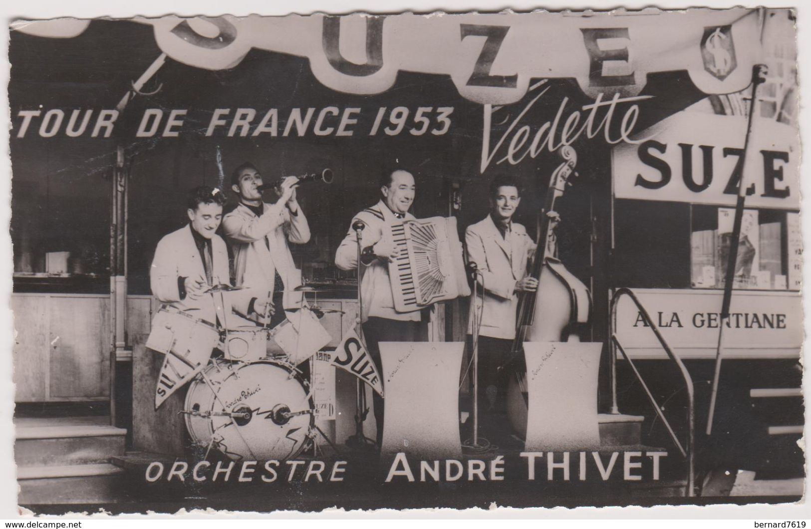 Artiste Orchestre Andre Thivet Tour De France 1953 - Artistas