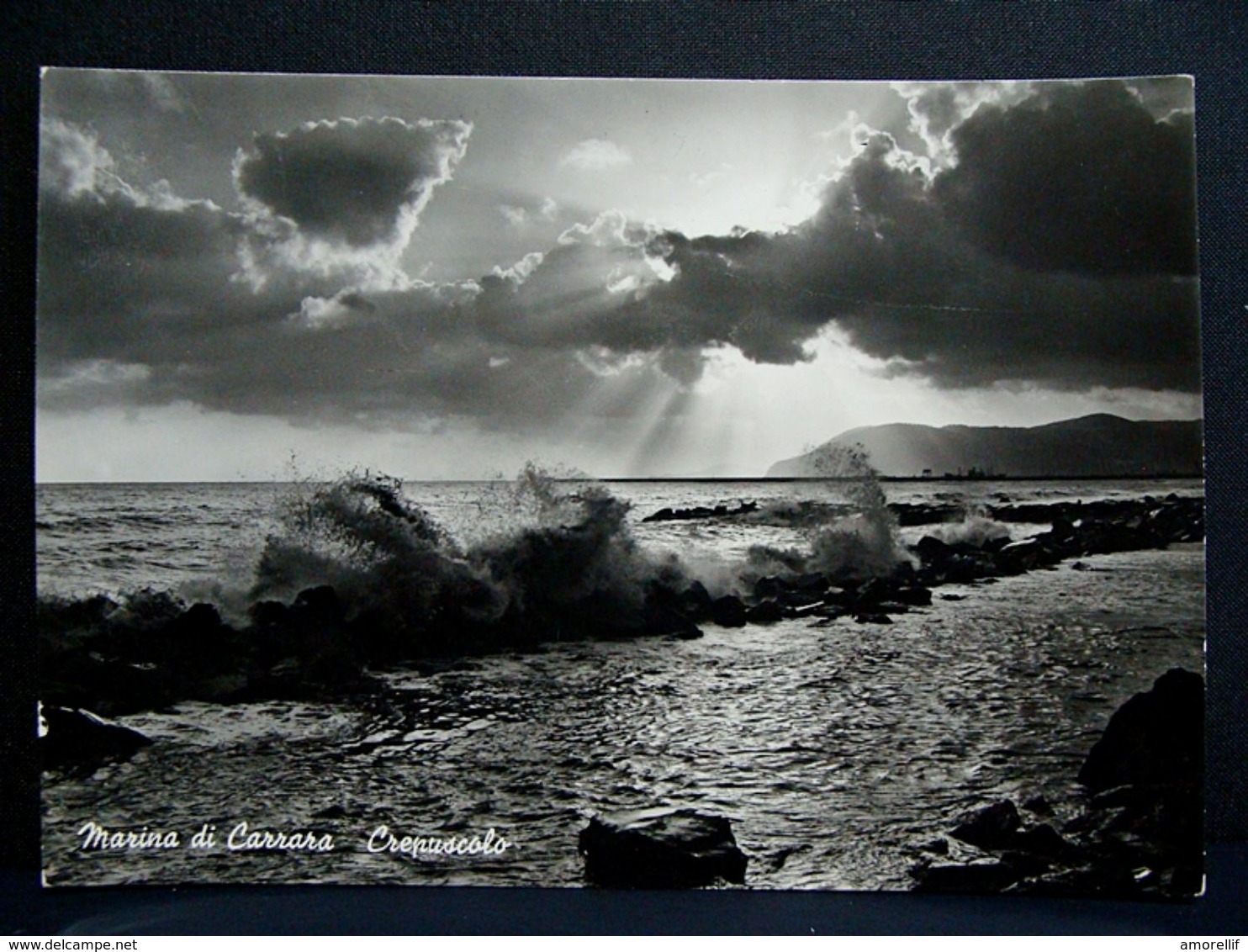 (FG.B05) MARINA DI CARRARA - CREPUSCOLO, MAREGGIATA (MASSA CARRARA) VIAGGIATA 1957 - Carrara