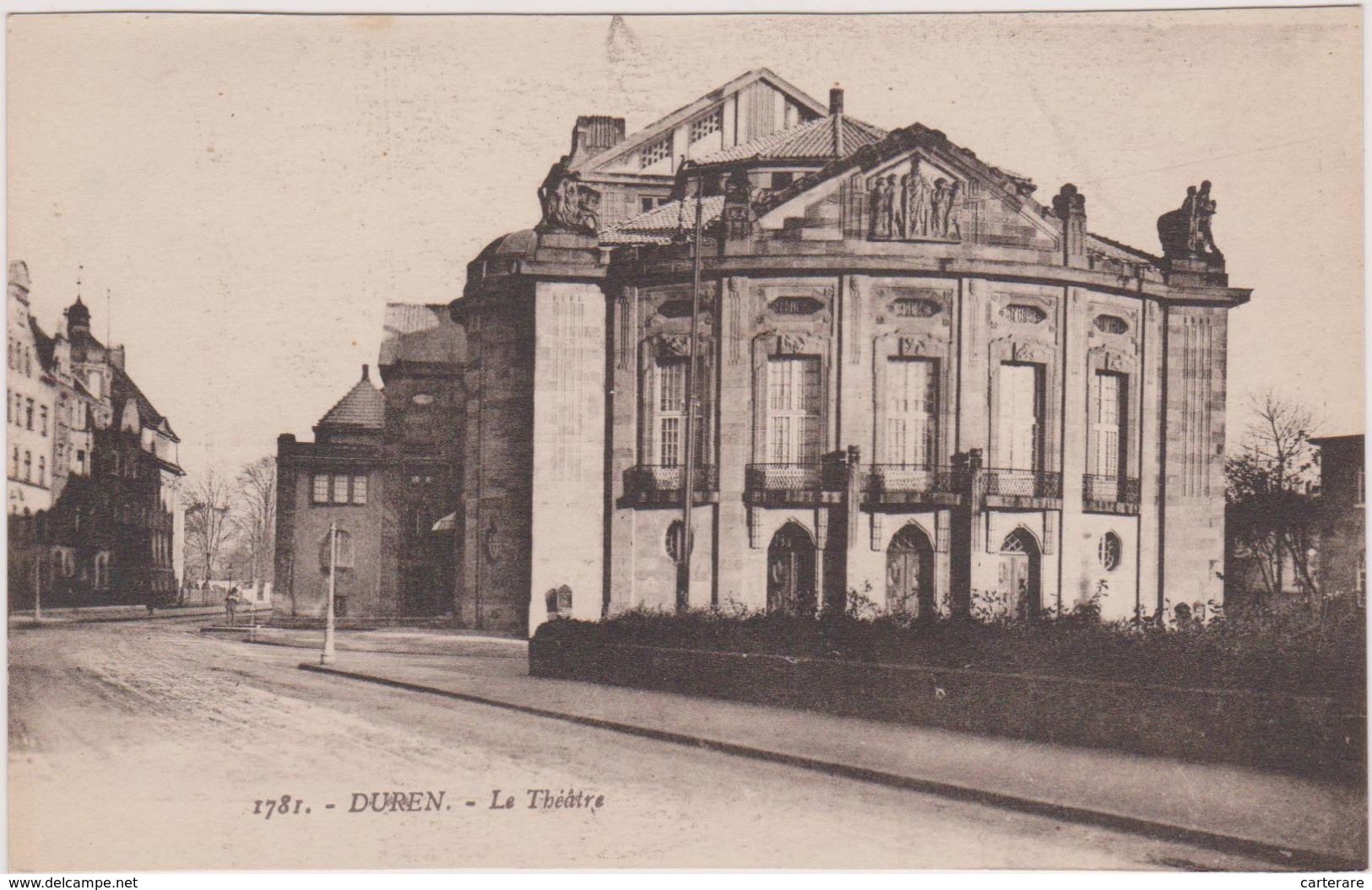 Allemagne,DUEREN,DUREN,rh énanie,,westphalie,prés  Cologne,le Théatre En 1900,rare,ville Harald Schumacher - Dueren